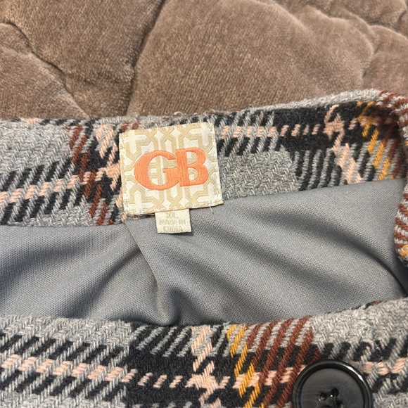 Gianni Bini Plaid Skirt Size XL - Picture 3 of 3